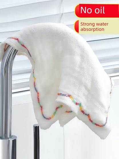 Dishcloth Oil-Free Kitchen Rag Absorbent Lint-Free Table Cleaning Cleaning Towel For Home Oil Removal Easy Cleaning Oil Absorption