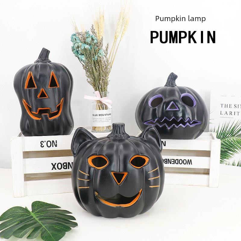 Halloween Pumpkin Lamp Cut Out Led Luminous Shape Funny Shopping Mall Park Indoor Outdoor Decoration Props Ornaments