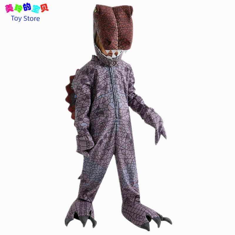 Kids Dinosaur Clothing Halloween Carnival Campus Show Jurassic Spinosaurus Tyrannosaurus Cos Dress up