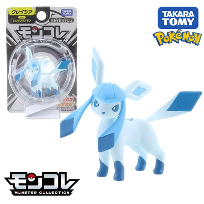 Takara Tomy Pokemon Eevee PVC Action Figures Umbreon Espeon Sylveon Glaceon Jolteon Anime Figure Model Toys Kids Halloween Gifts