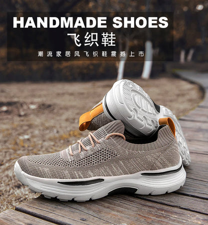 Men Casual Shoes Comfortable Mesh Shoes Summer Breathable Men Loafers Wide Slip On Walking Shoes Men 2023