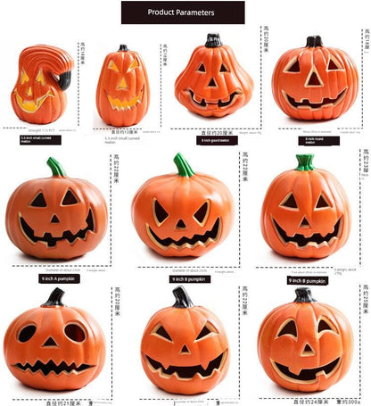 Halloween Pumpkin Lamp Cut Out Led Luminous Shape Funny Shopping Mall Park Indoor Outdoor Decoration Props Ornaments