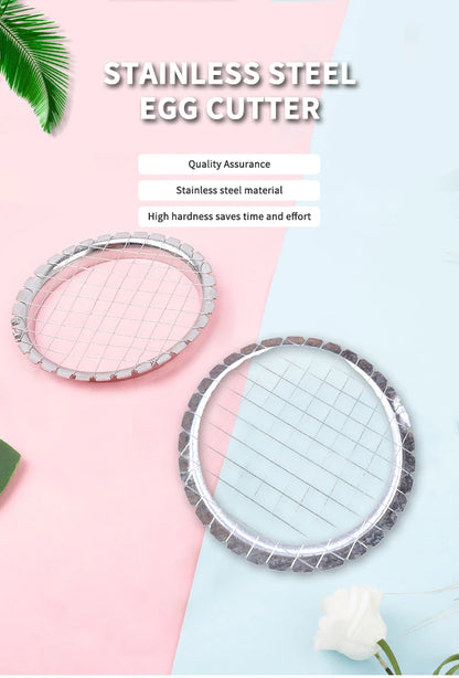 Stainless Steel Egg Slicer Cutter Cut Egg Device Grid For Vegetables Salads Potato Mushroom Tool Chopper For Kitchen Accessories