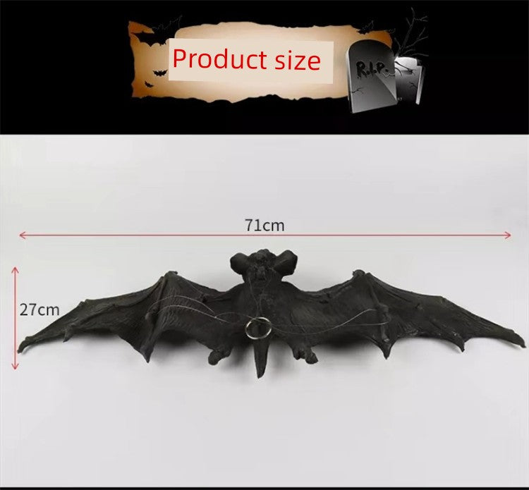 Vampire Bat Halloween Whole Toy Dress up Horror Wall Hanging Props Bar Haunted House Room Escape Decorations