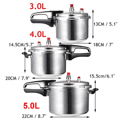 18/20/22/28cm Kitchen Pressure Cooker Electric Stove Gas Stove Energy-saving Safety Cooking Utensils Outdoor Camping 3/4/5/11L