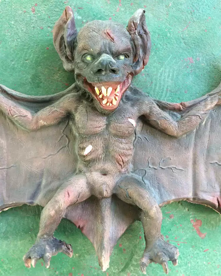 Vampire Bat Halloween Whole Toy Dress up Horror Wall Hanging Props Bar Haunted House Room Escape Decorations